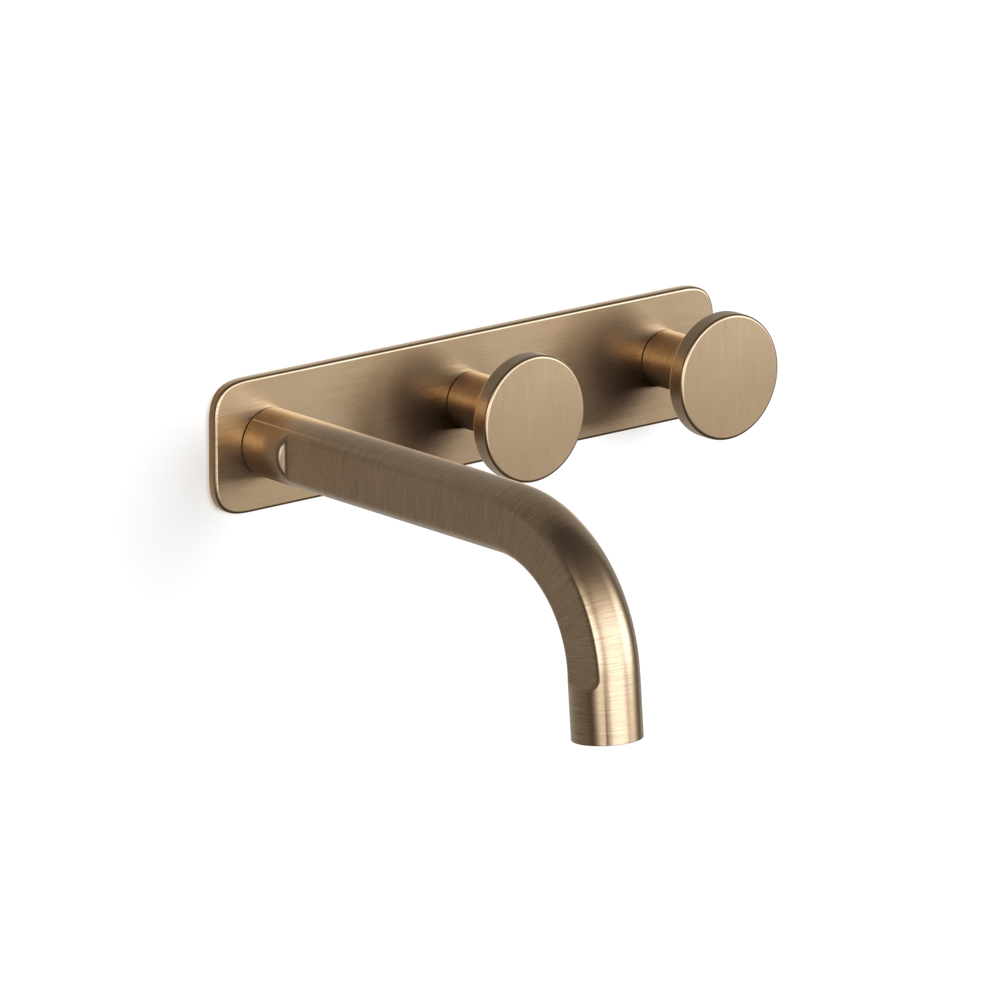 Figura Disc Wall Bath Tap Set 150