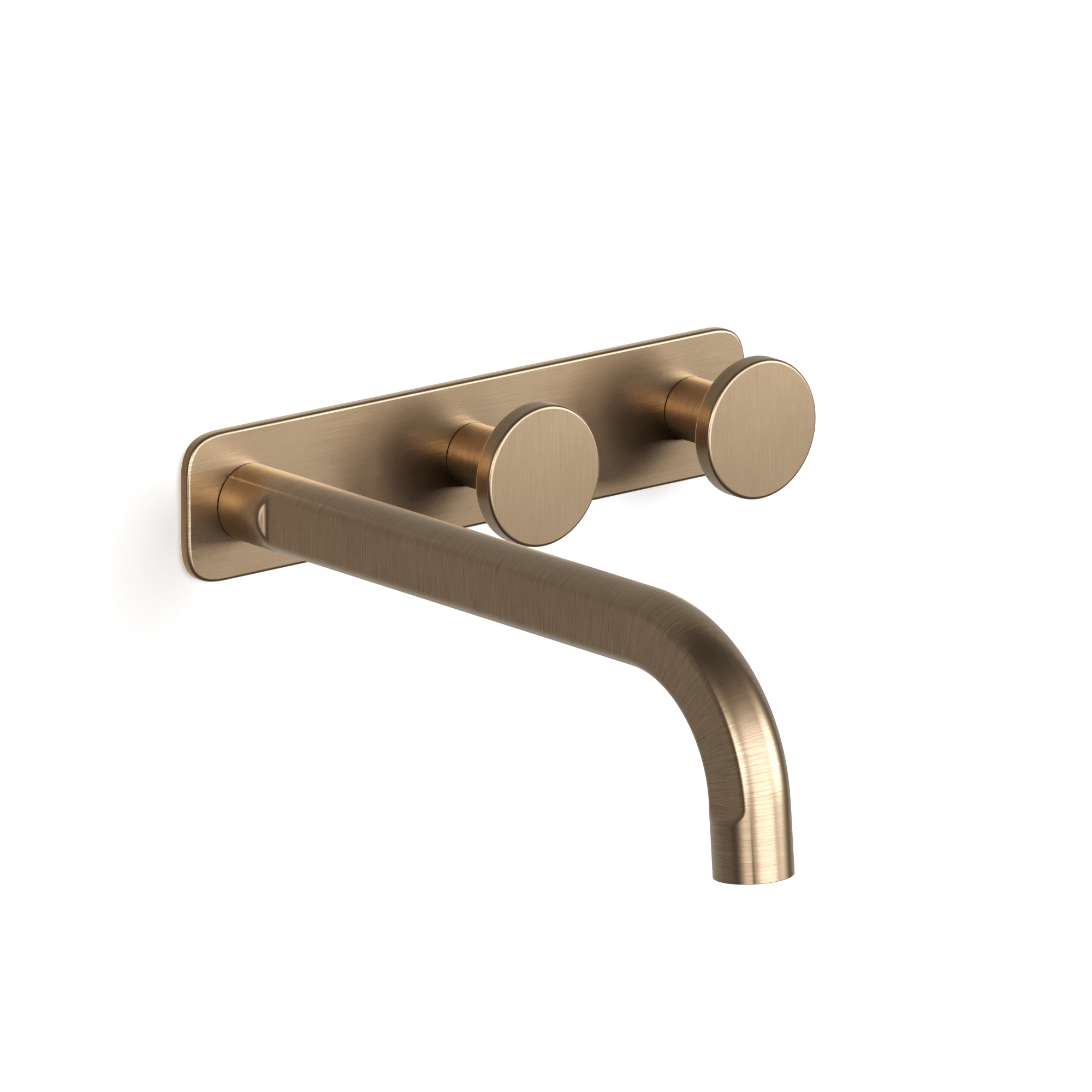 Figura Disc Wall Bath Tap Set 200