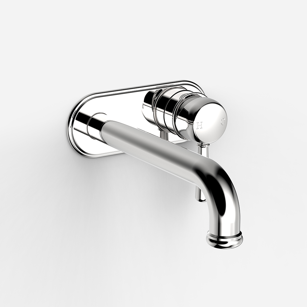 Cascade Back Plate Basin Mixer 200