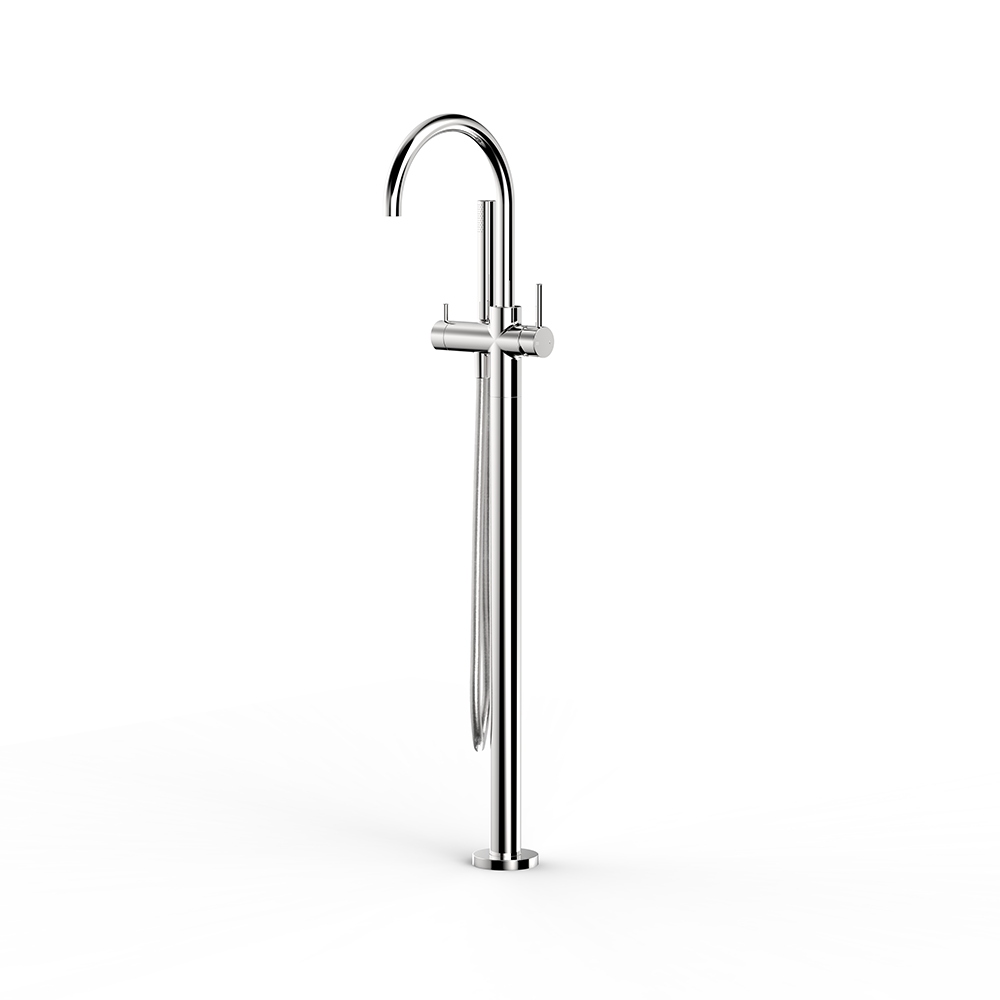 Pegasi Floor Bath Mixer Curve, Micro