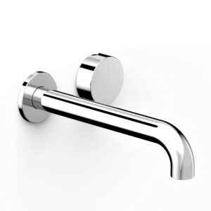 Zero Progresiv Smooth Wall Basin Mixer Set, 200