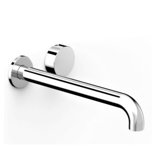 Zero Progresiv Smooth Wall Basin Mixer Set, 250