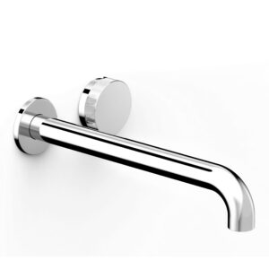 Zero Progresiv Knurl Wall Bath Mixer Set, 250