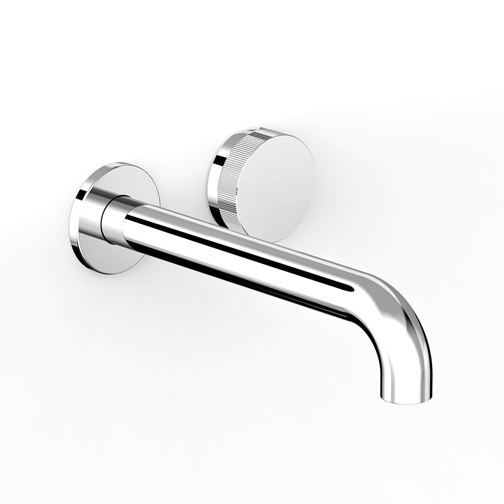 Zero Progresiv Fluted Wall Bath Mixer Set, 200