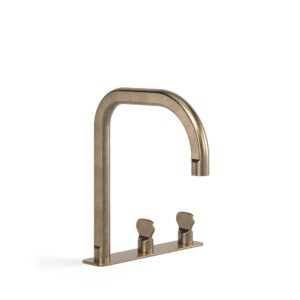 Figura Key Deck Mount Basin Tap Set