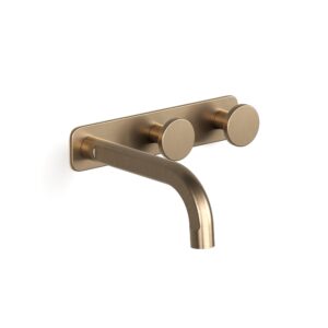 Figura Disc Wall Basin Tap Set 150