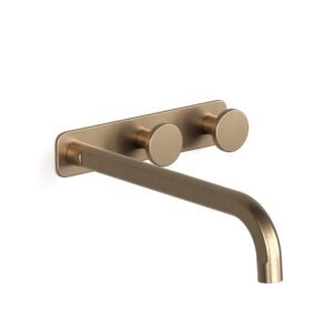 Figura Disc Wall Basin Tap Set 250